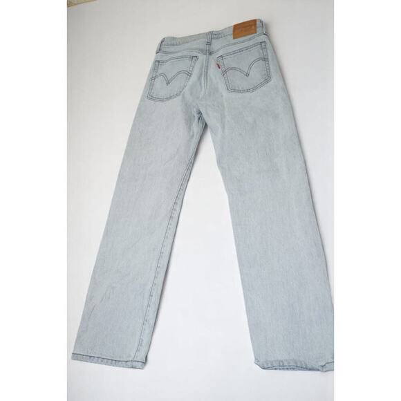 Levi's Premium Wedgie Straight Jeans – Size 25 – Gray Wash Button Fly Denim - Picture 11 of 16